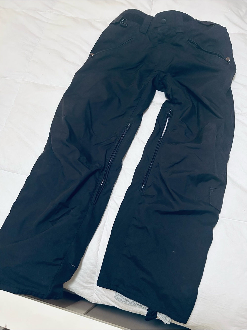 Women’s Black Water-Resistant Snow Pants